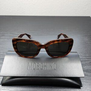 MOSCHINO SUNGLASSES BROWN 132/S